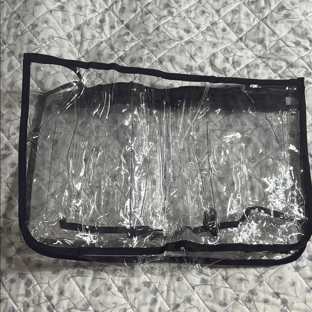 Clear Organizer with Black Trim